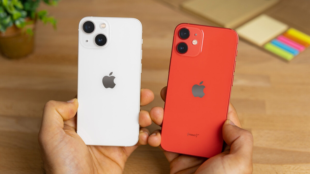 apple iphone 13 mini size comparison