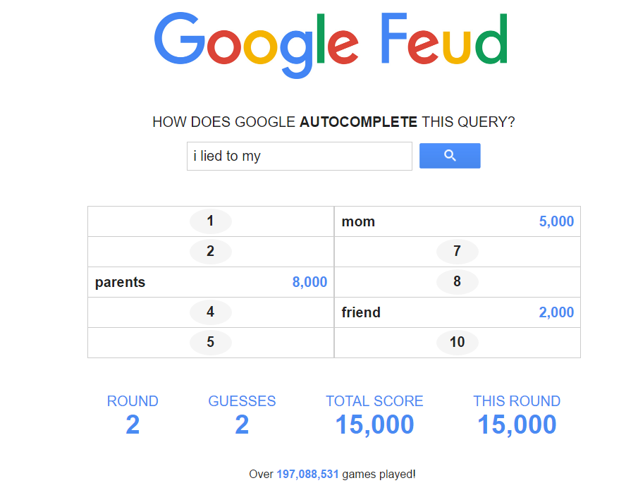 Google Feud People