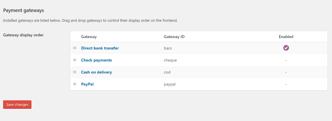 WooCommerce Payment Gateway