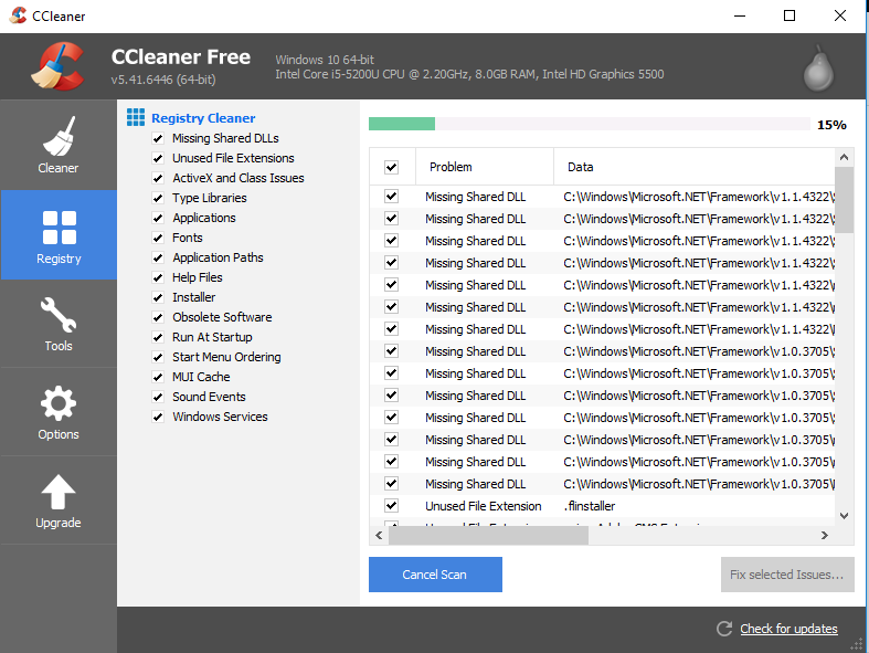 ccleaner registry free download