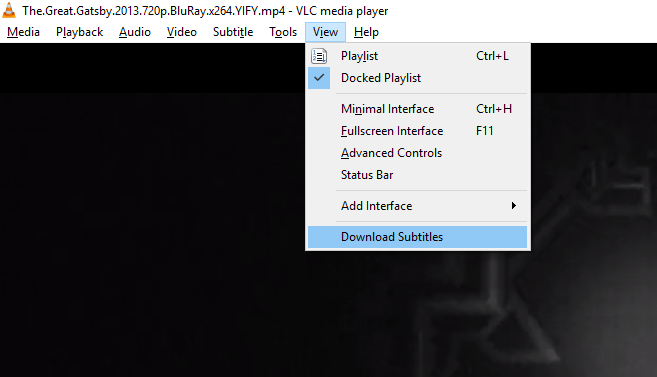 download subtitles on VLC