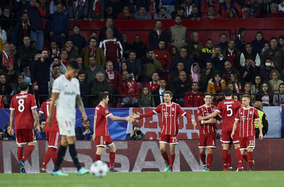 Bayern through to the semifinals of Champions League