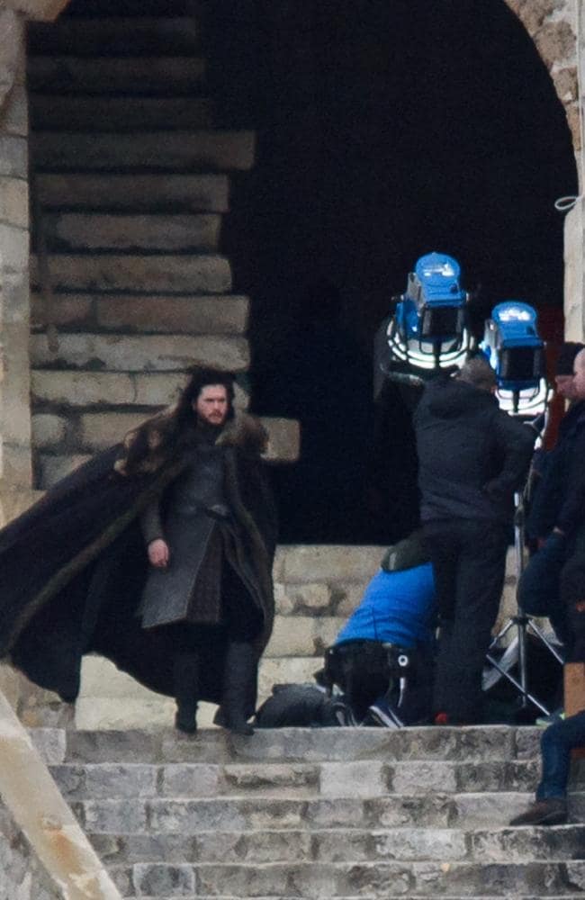 pictures from game of thrones 8 set