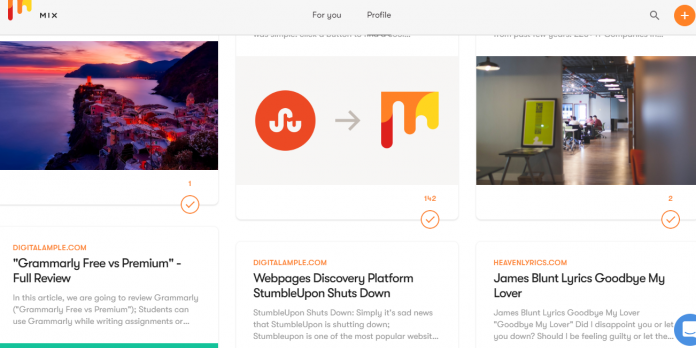 Difference Between Mix and Stumbleupon
