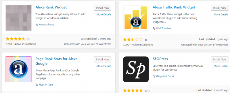 alexa rank widget